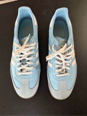 Adidas Samba Argentina AFA Light Blue White Leather Sneakers Men’s Size 11